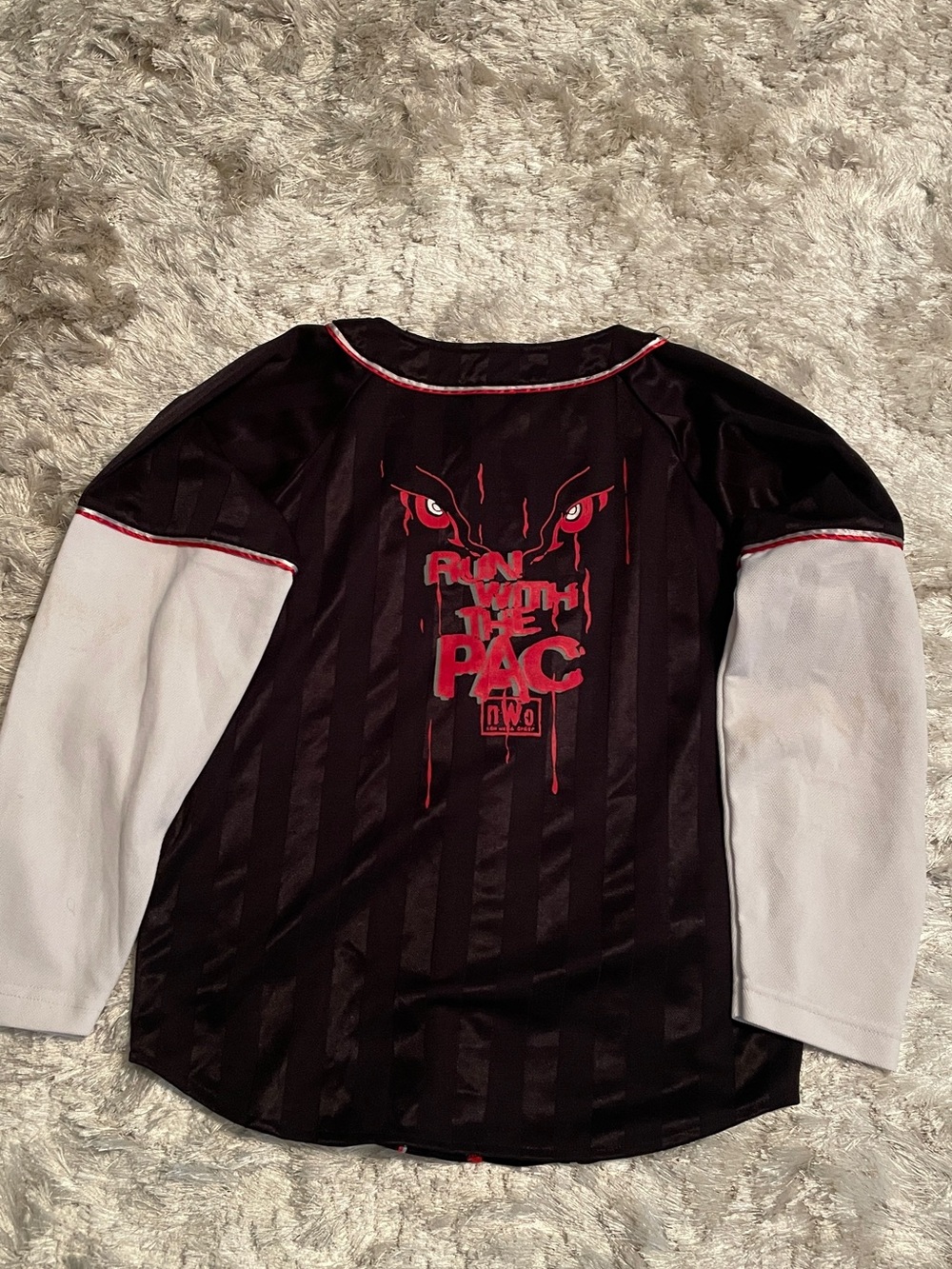 WWE NWO New World Order Run With The Pac Jersey - Black & Red